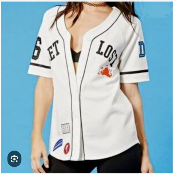 Disney Pixar x Forever 21 collab Finding Dory Baseball Jersey Size Medium - Picture 1 of 8
